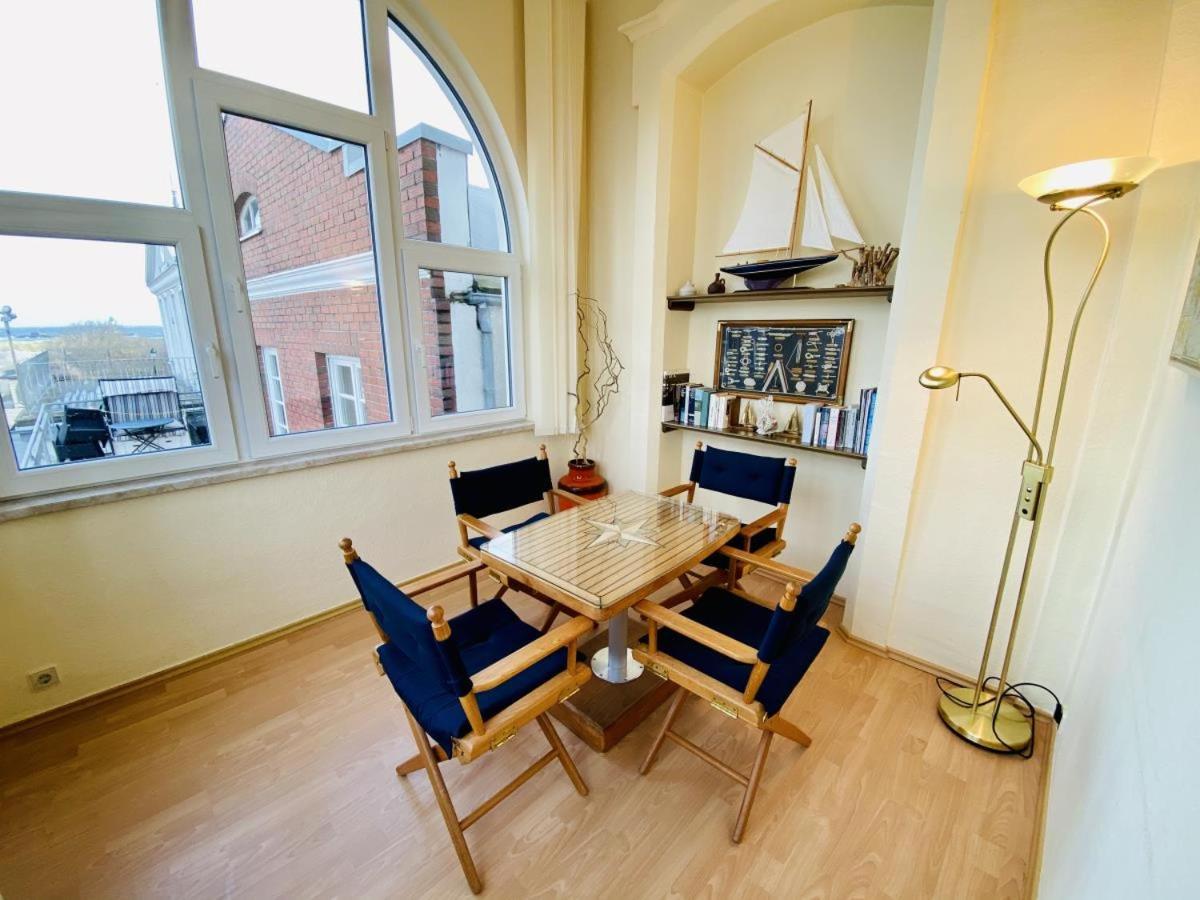 Promenadenblick/Captains-Suite Rostock Dış mekan fotoğraf